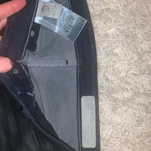 Diesel Vegan Leather Pant - Picture 7 of 7